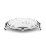Buy Shop Daniel Wellington Classic Bristol White Dial Brown Leather Strap Watch For Women - DW00100056 USA Online