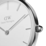 Buy Shop Daniel Wellington Classic Bristol White Dial Brown Leather Strap Watch For Women - DW00100056 USA Online