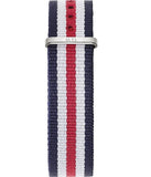 Buy Shop Daniel Wellington Classic Canterbury White Dial Two Tone NATO Strap Watch For Women - DW00100051 USA Online