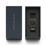Buy Shop Daniel Wellington Classic Cornwall Black Dial Black NATO Strap Watch For Women - DW00100150 USA Online