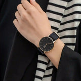 Buy Shop Daniel Wellington Classic Cornwall Black Dial Black NATO Strap Watch For Women - DW00100150 USA Online