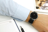 Buy Shop Daniel Wellington Classic Cornwall Black Dial Black Nylon Strap Watch For Women - DW00100149 USA Online