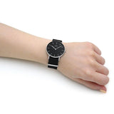 Buy Shop Daniel Wellington Classic Cornwall Quartz Black Dial Black Nylon Strap Watch For Women - DW00100151 USA Online