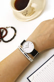 Buy Shop Daniel Wellington Classic Cornwall White Dial Black Nylon Strap Watch For Men - DW00100260 USA Online