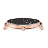 Buy Shop Daniel Wellington Classic Dover Black Dial White Nylon Strap Watch For Women - DW00100310 USA Online