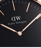 Buy Shop Daniel Wellington Classic Dover Black Dial White Nylon Strap Watch For Women - DW00100310 USA Online