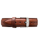 Buy Shop Daniel Wellington Classic Durham Black Dial Brown Leather Strap Watch For Women - DW00100142 USA Online