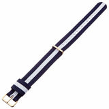 Buy Shop Daniel Wellington Classic Glasgow White Dial Two Tone NATO Strap Unisex Watch - DW00100047 USA Online