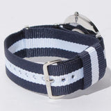 Buy Shop Daniel Wellington Classic Glasgow White Dial Two Tone NATO Strap Watch For Men - DW00100018 USA Online