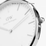 Buy Shop Daniel Wellington Classic Glasgow White Dial Two Tone NATO Strap Watch For Men - DW00100018 USA Online