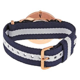 Buy Shop Daniel Wellington Classy Glasgow White Dial Two Tone Nylon Strap Watch For Women - DW00100078 USA Online