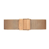 Buy Shop Daniel Wellington Classic Melrose Black Dial Rose Gold Mesh Bracelet Watch For Women - DW00100161 USA Online