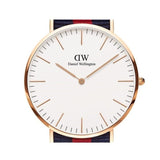 Buy Shop Daniel Wellington Classic Oxford White Dial Two Tone NATO Strap Watch For Men - DW00100001 USA Online