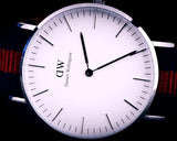 Buy Shop Daniel Wellington Classic Oxford White Dial Two Tone NATO Strap Watch For Women - DW00100046 USA Online