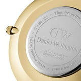 Buy Shop Daniel Wellington Classic Petite Black Dial Gold Mesh Bracelet Watch For Women - DW00100347 USA Online