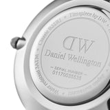 Buy Shop Daniel Wellington Classic Petite Bondi Black Dial White Leather Strap Watch For Women - DW00100284 USA Online
