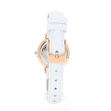 Buy Shop Daniel Wellington Classic Petite Bondi Black Dial White Leather Strap Watch For Women - DW00100285 USA Online