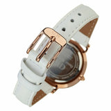 Buy Shop Daniel Wellington Classic Petite Bondi Black Dial White Leather Strap Watch For Women - DW00100285 USA Online