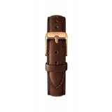 Buy Shop Daniel Wellington Classic Petite Bristol Black Dial Brown Leather Strap Watch For Women - DW00100165 USA Online