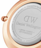 Buy Shop Daniel Wellington Classic Petite Bristol Black Dial Brown Leather Strap Watch For Women - DW00100165 USA Online