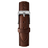 Buy Shop Daniel Wellington Classic Petite Bristol Black Dial Brown Leather Strap Watch For Women - DW00100233 USA Online