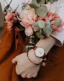 Buy Shop Daniel Wellington Classic Petite Bristol White Dial Brown Leather Strap Watch For Women - DW00100171 USA Online