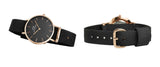 Buy Shop Daniel Wellington Classic Petite Cornwall Black Dial Black NATO Strap Watch For Women - DW00100215 USA Online