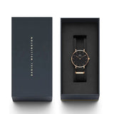 Buy Shop Daniel Wellington Classic Petite Cornwall Black Dial Black NATO Strap Watch For Women - DW00100215 USA Online