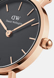 Buy Shop Daniel Wellington Classic Petite Cornwall Black Dial Black NATO Strap Watch For Women - DW00100215 USA Online