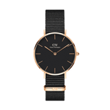 Buy Shop Daniel Wellington Classic Petite Cornwall Black Dial Black NATO Strap Watch For Women - DW00100215 USA Online