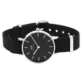 Buy Shop Daniel Wellington Classic Petite Cornwall Black Dial Black NATO Strap Watch For Women - DW00100216 USA Online