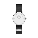 Buy Shop Daniel Wellington Classic Petite Cornwall White Dial Black Nylon Strap Watch For Women - DW00100252 USA Online