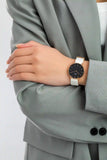 Buy Shop Daniel Wellington Classic Petite Dover Black Dial White NATO Strap Watch For Women - DW00100312 USA Online