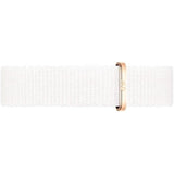 Buy Shop Daniel Wellington Classic Petite Dover Black Dial White NATO Strap Watch For Women - DW00100312 USA Online