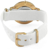 Buy Shop Daniel Wellington Classic Petite Dover Black Dial White NATO Strap Watch For Women - DW00100314 USA Online