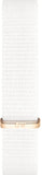 Buy Shop Daniel Wellington Classic Petite Dover White Dial White Nylon Strap Watch For Women - DW00100313 USA Online