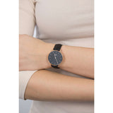 Buy Shop Daniel Wellington Classic Petite Reading Black Dial Black Leather Strap Watch For Women - DW00100167 USA Online
