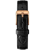 Buy Shop Daniel Wellington Classic Petite Reading Black Dial Black Leather Strap Watch For Women - DW00100167 USA Online