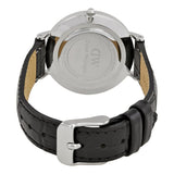 Buy Shop Daniel Wellington Classic Petite Reading Black Dial Black Leather Strap Watch For Women - DW00100179 USA Online