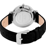 Buy Shop Daniel Wellington Classic Petite Reading Black Dial Black Leather Strap Watch For Women - DW00100235 USA Online