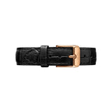 Buy Shop Daniel Wellington Classic Petite Reading White Dial Black Leather Strap Watch For Women - DW00100229 USA Online