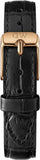 Buy Shop Daniel Wellington Classic Petite Reading White Dial Black Leather Strap Watch For Women - DW00100229 USA Online