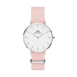 Buy Shop Daniel Wellington Classic Petite Rosewater White Dial Pink NATO Strap Watch For Women - DW001000318 USA Online