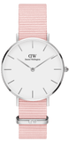 Buy Shop Daniel Wellington Classic Petite Rosewater White Dial Pink NATO Strap Watch For Women - DW001000318 USA Online