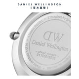 Buy Shop Daniel Wellington Classic Petite Sheffield White Dial Black Leather Strap Watch For Women - DW00100186 USA Online