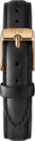 Buy Shop Daniel Wellington Classic Petite Sheffield White Dial Black Leather Strap Watch For Women - DW00100230 USA Online
