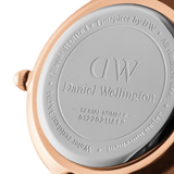 Buy Shop Daniel Wellington Classic Petite Sheffield White Dial Black Leather Strap Watch For Women - DW00100230 USA Online