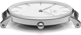 Buy Shop Daniel Wellington Classic Petite St Mawes White Dial Brown Leather Strap Watch For Women - DW00100187 USA Online
