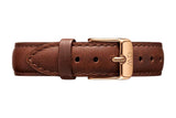 Buy Shop Daniel Wellington Classic Petite St Mawes White Dial Brown Leather Strap Watch For Women - DW00100231 USA Online