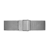 Buy Shop Daniel Wellington Classic Petite Sterling Black Dial Silver Mesh Bracelet Watch For Women - DW00100162 USA Online